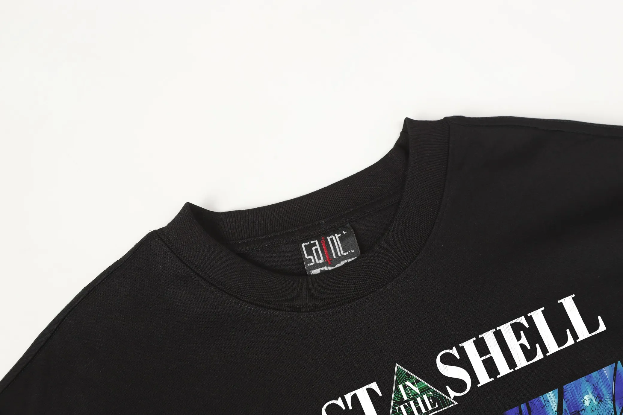 #SA79 SAINT Pure Cotton Long Sleeve T P156 Color: Black Size: S-XL